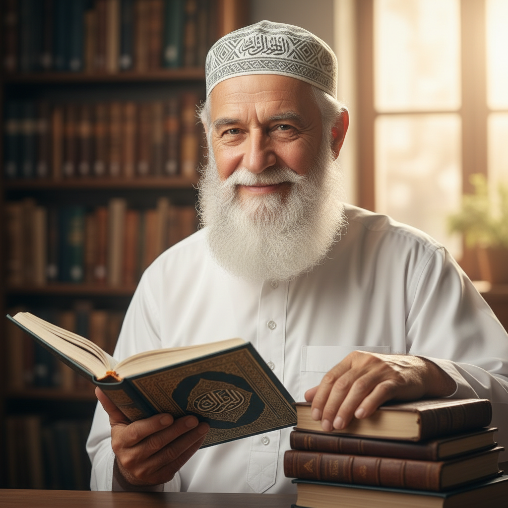 Islamic Scholar, an AI character on folk