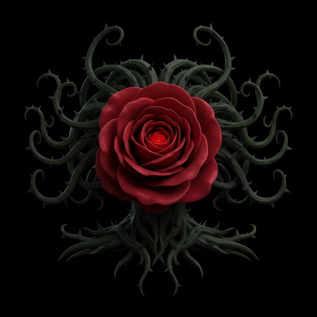 Throne rose from Sonic Prime, an AI character on folk