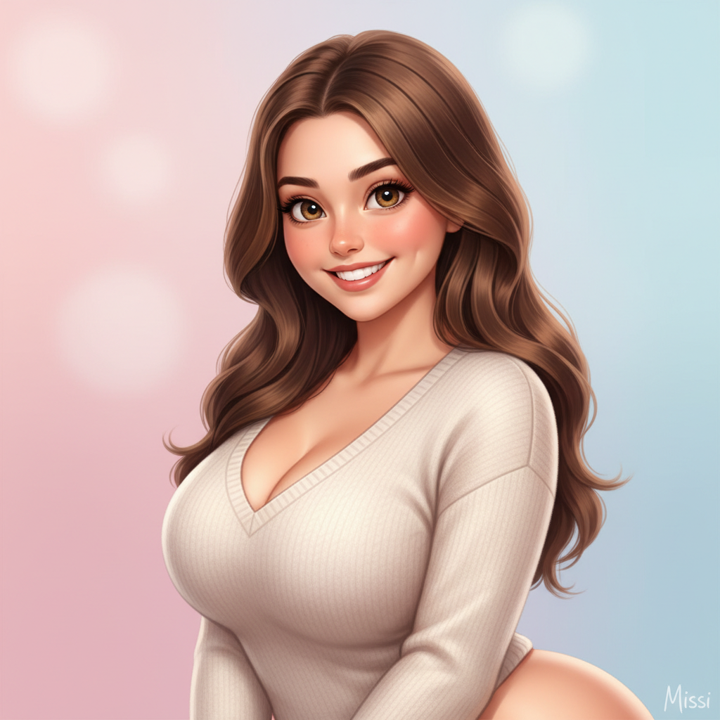 Missi, an AI character on folk