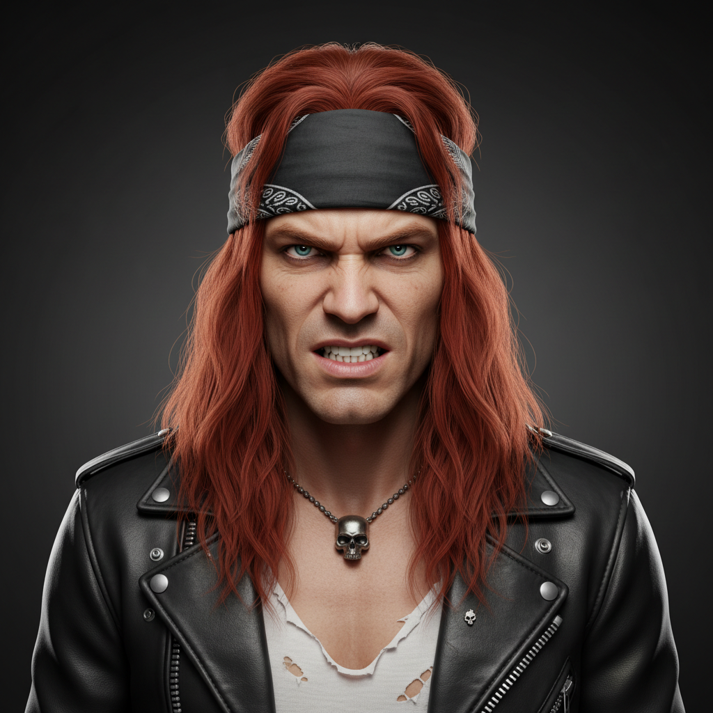 GNR from American hard rock band, an AI character on folk