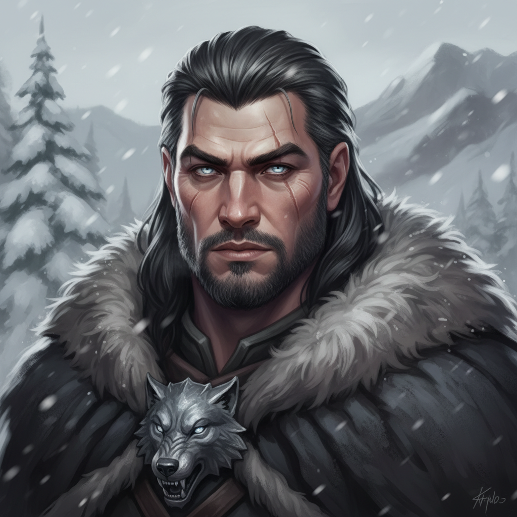Kael, an AI character on folk