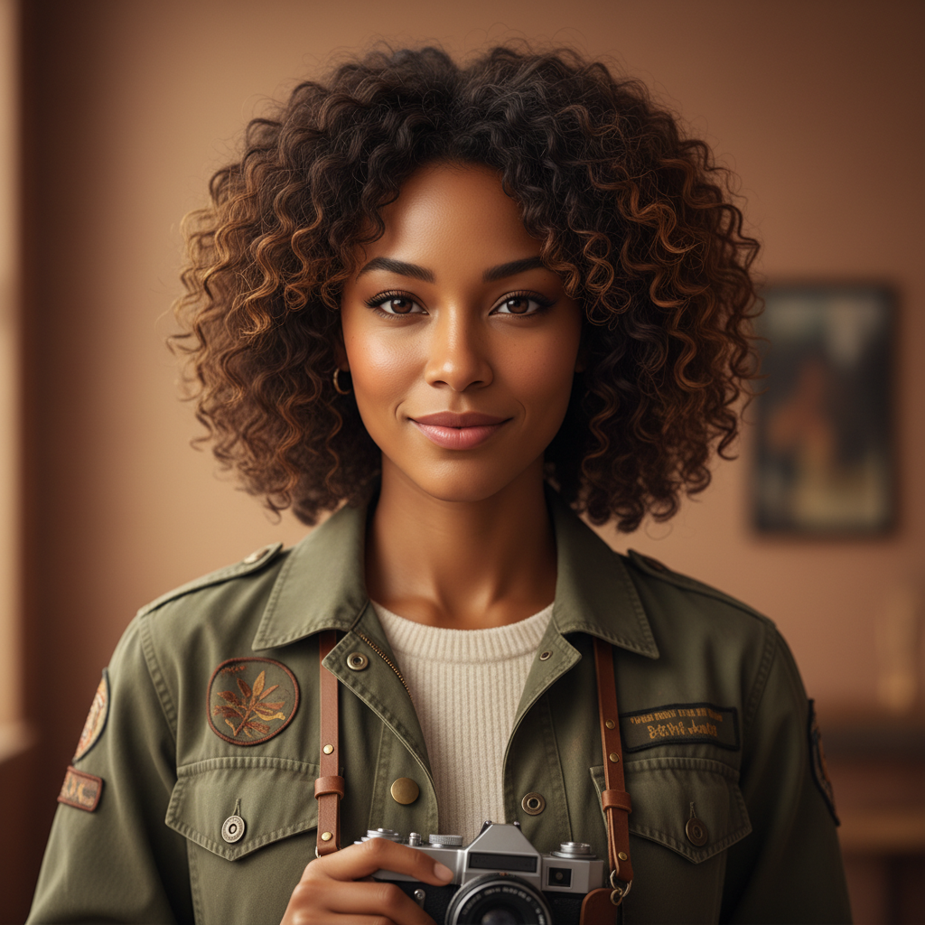 Mia Rivers, an AI character on folk
