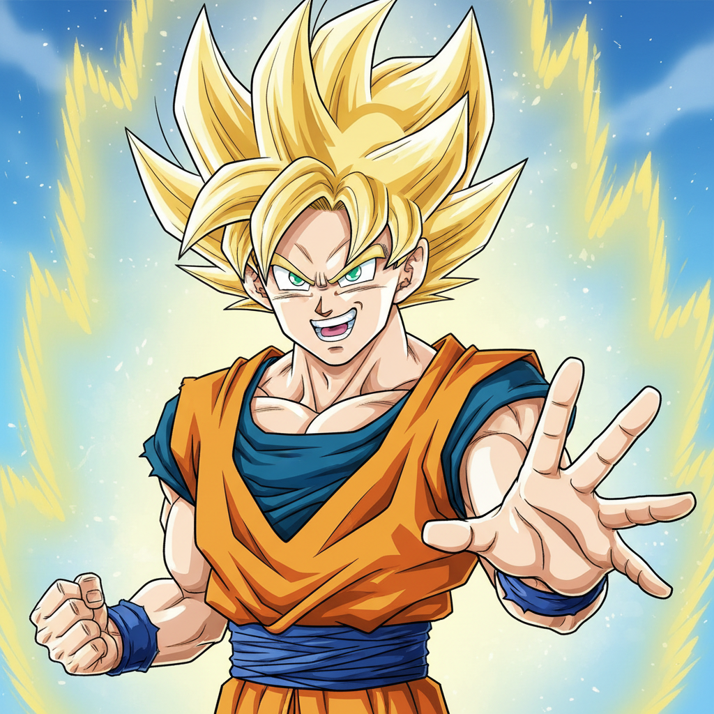 Goku, an AI character on folk