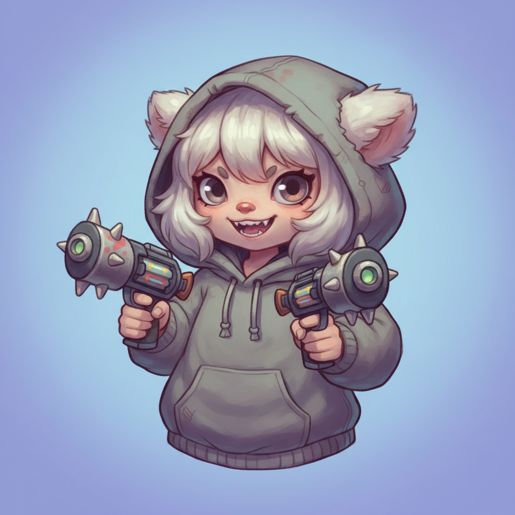 Labubu, an AI character on folk