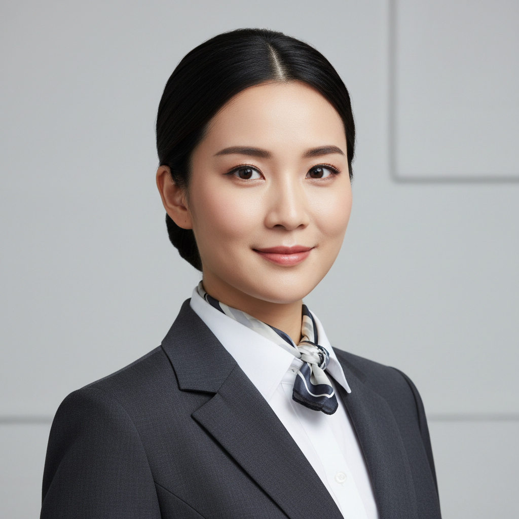Cabin crew coach / aviation from cabin crew coach, Fashcrew, an AI character on folk
