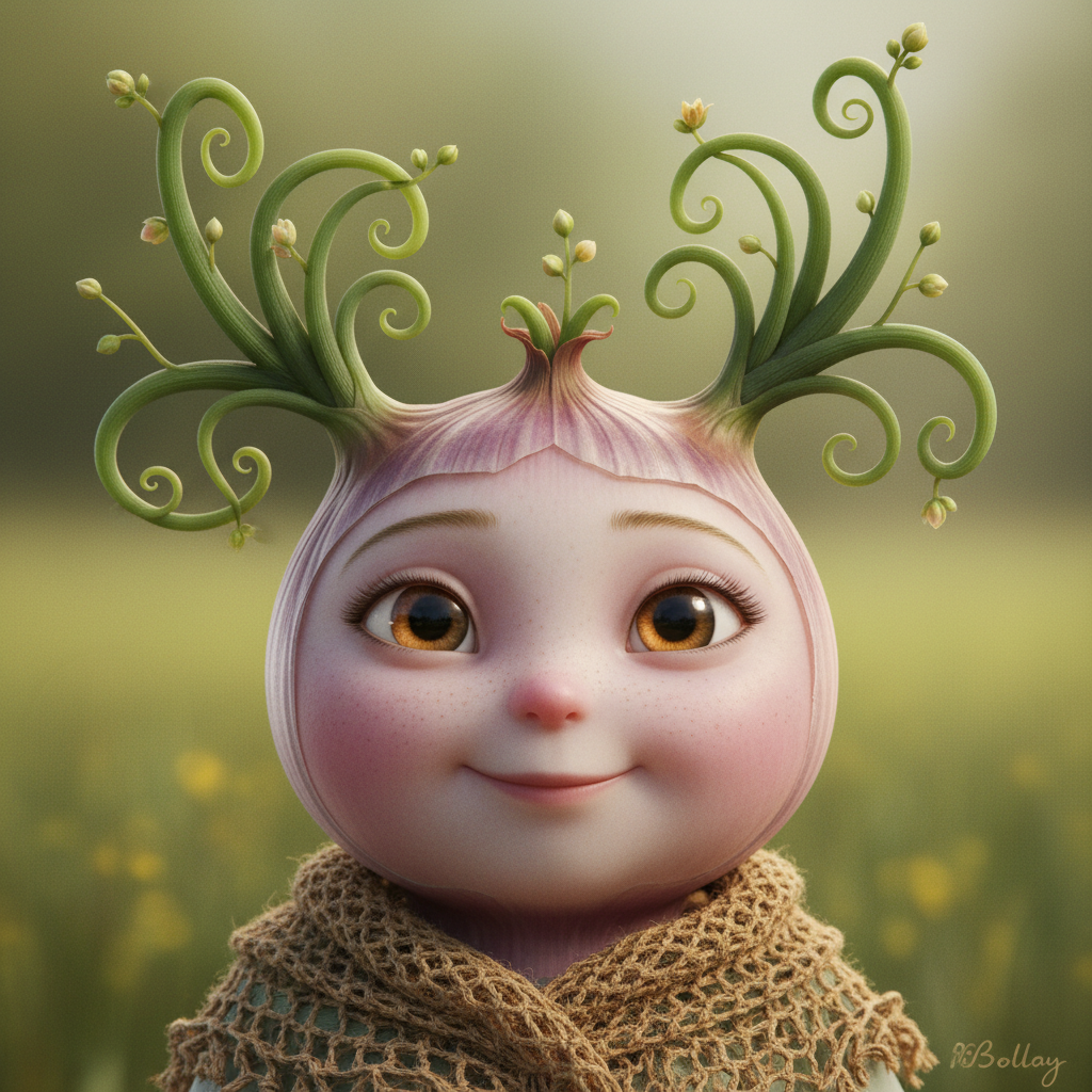 Molly, an AI character on folk