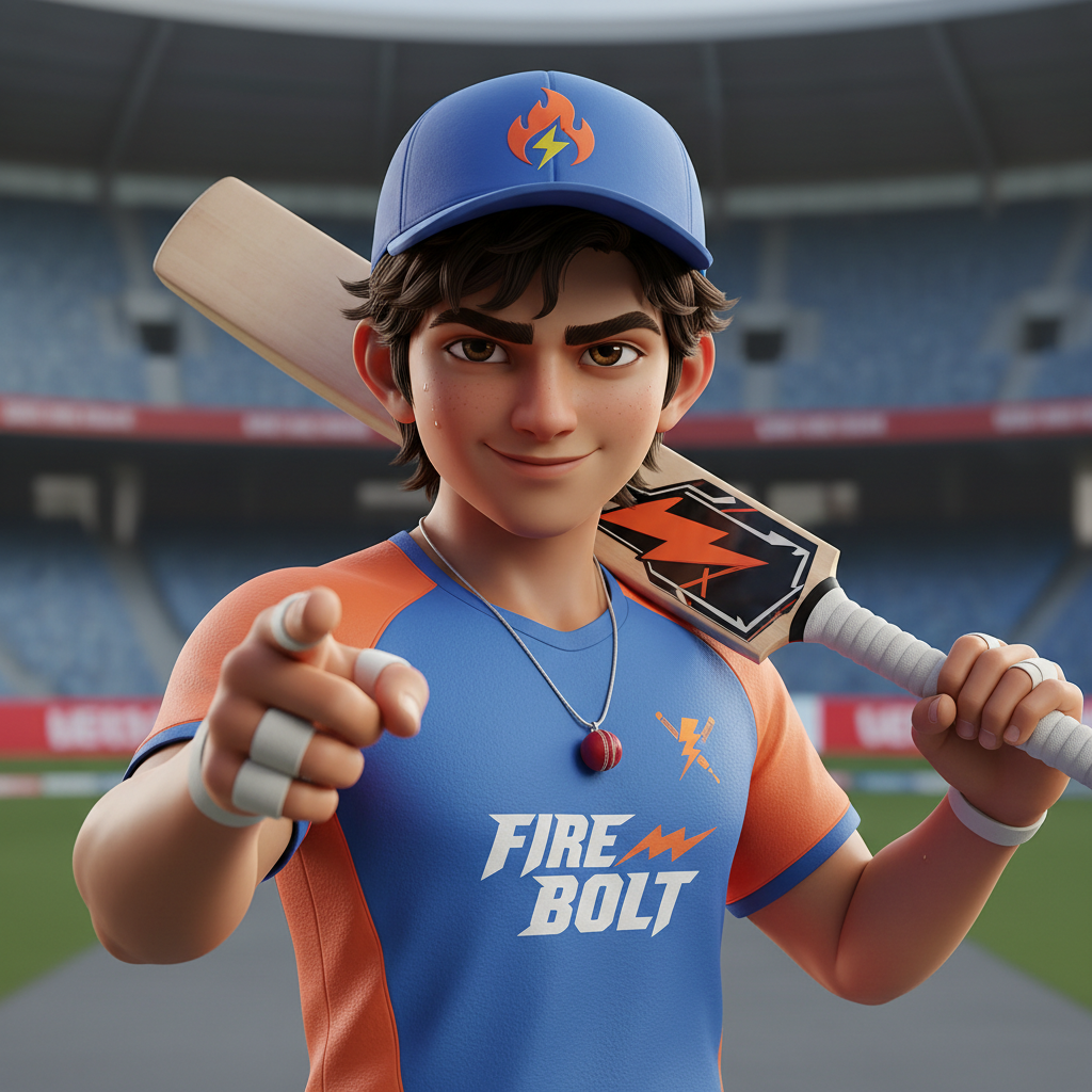 Fire Bolt, an AI character on folk
