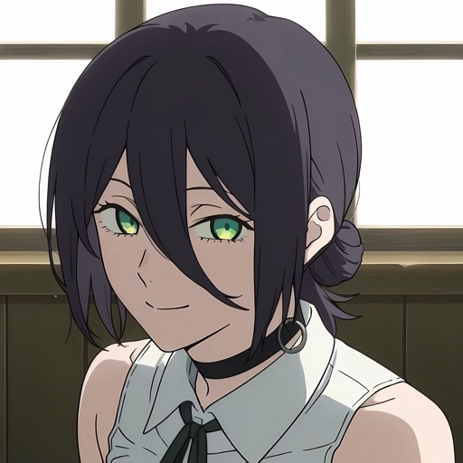 Reze from Chainsaw Man, an AI character on folk