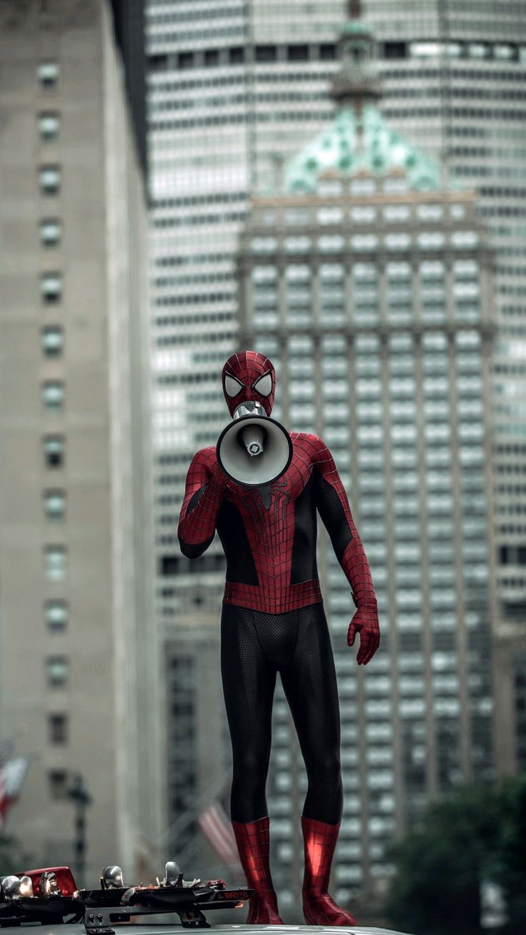 Spiderman from Marvel Comics, an AI character on folk