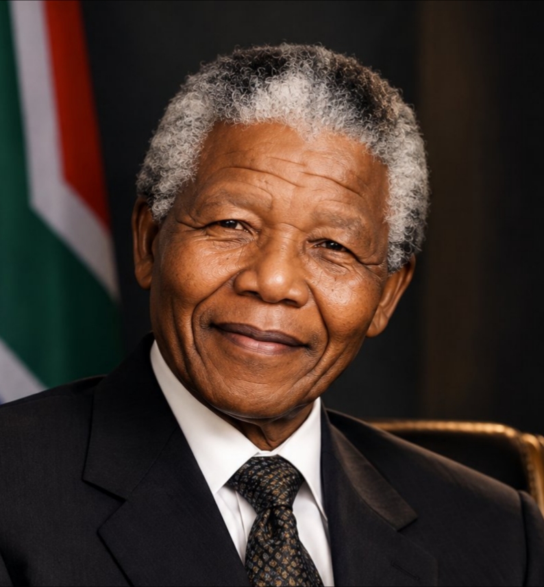 Nelson mandela from South African president and anti-apartheid leader