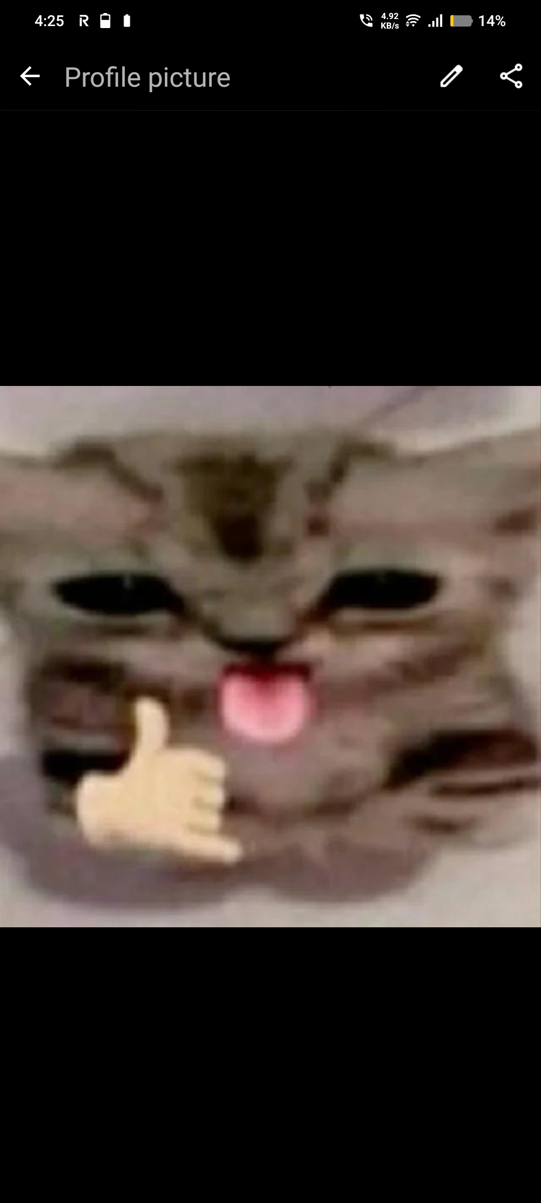 Clingy Cat, an AI character on folk