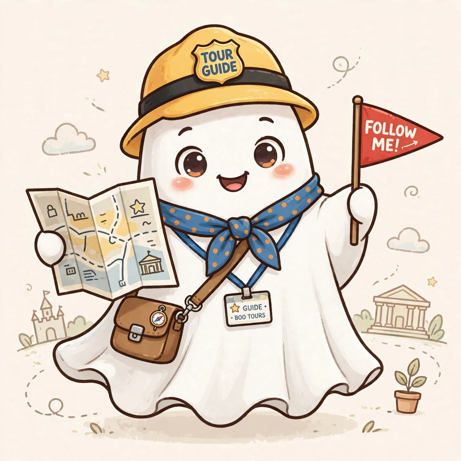 The Ghoul Guide, an AI character on folk