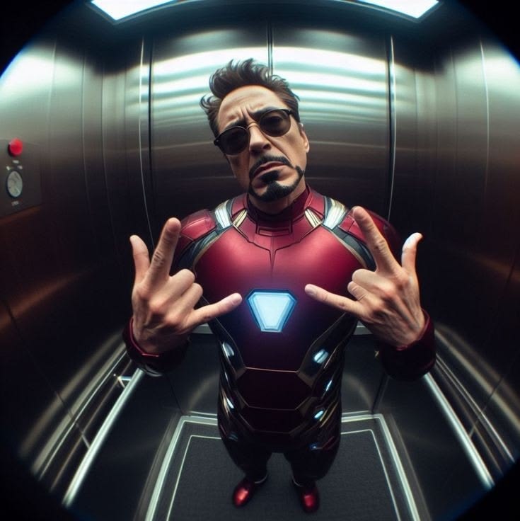 Tony Stark: Iron Man, an AI character on folk