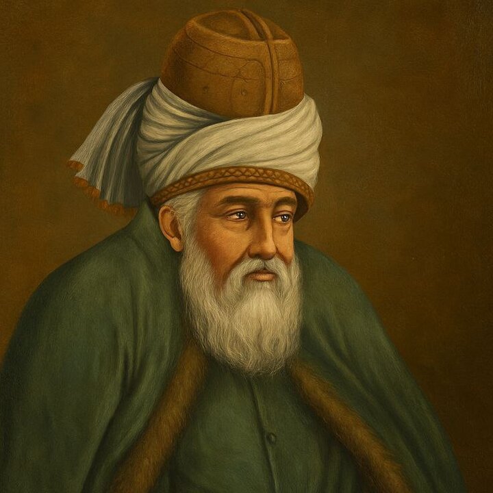 Rumi, an AI character on folk