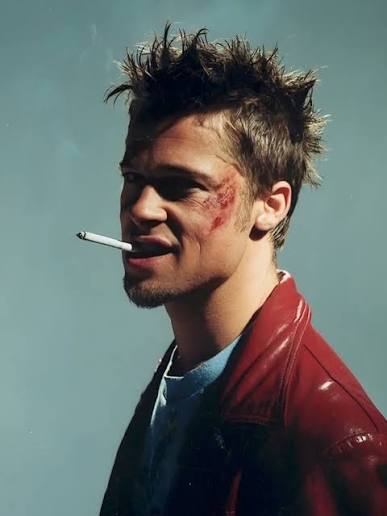 Tyler durden from Fight Club, an AI character on folk