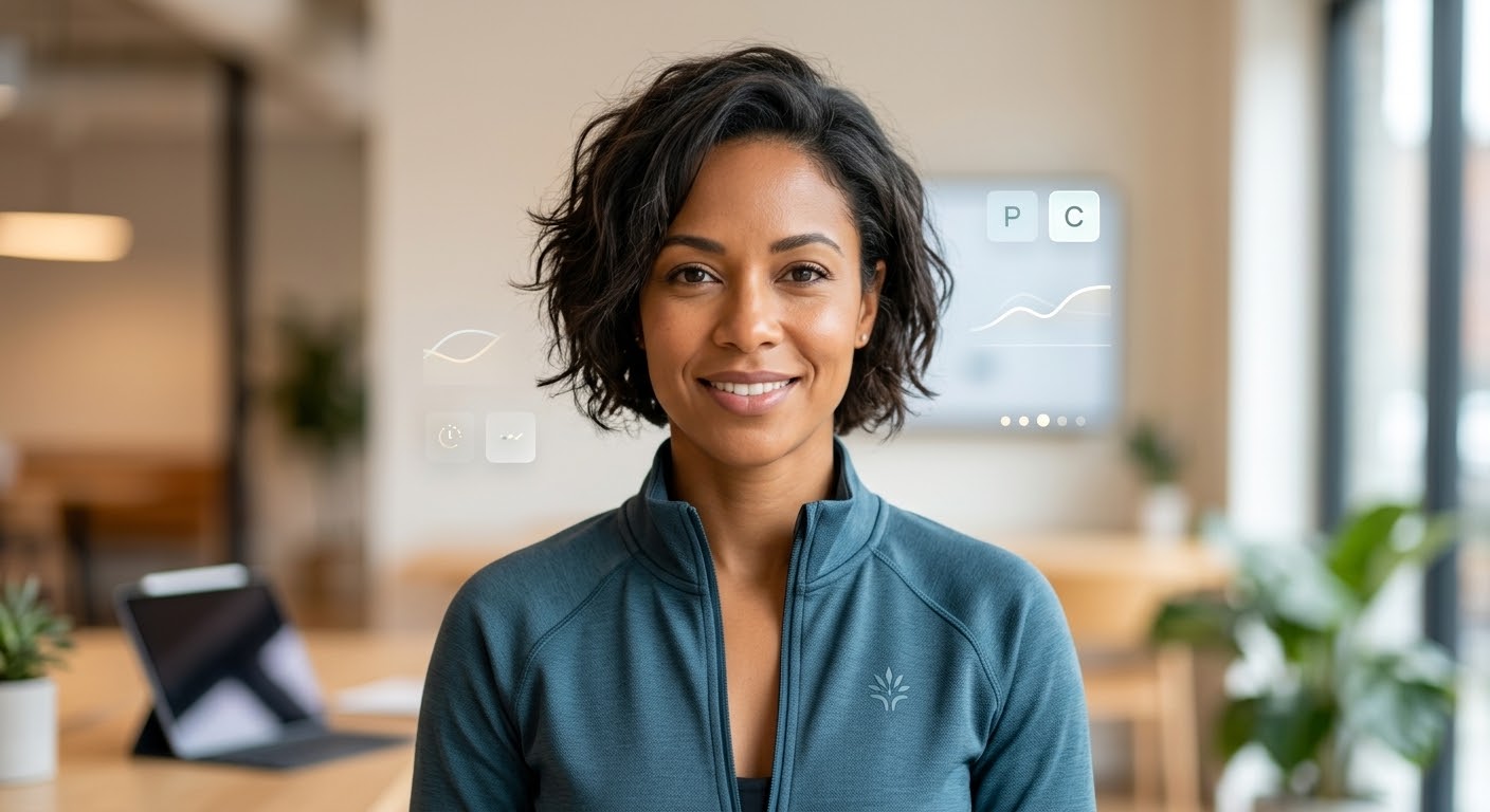 Maya,The 5-M ProductivityCoach, an AI character on folk