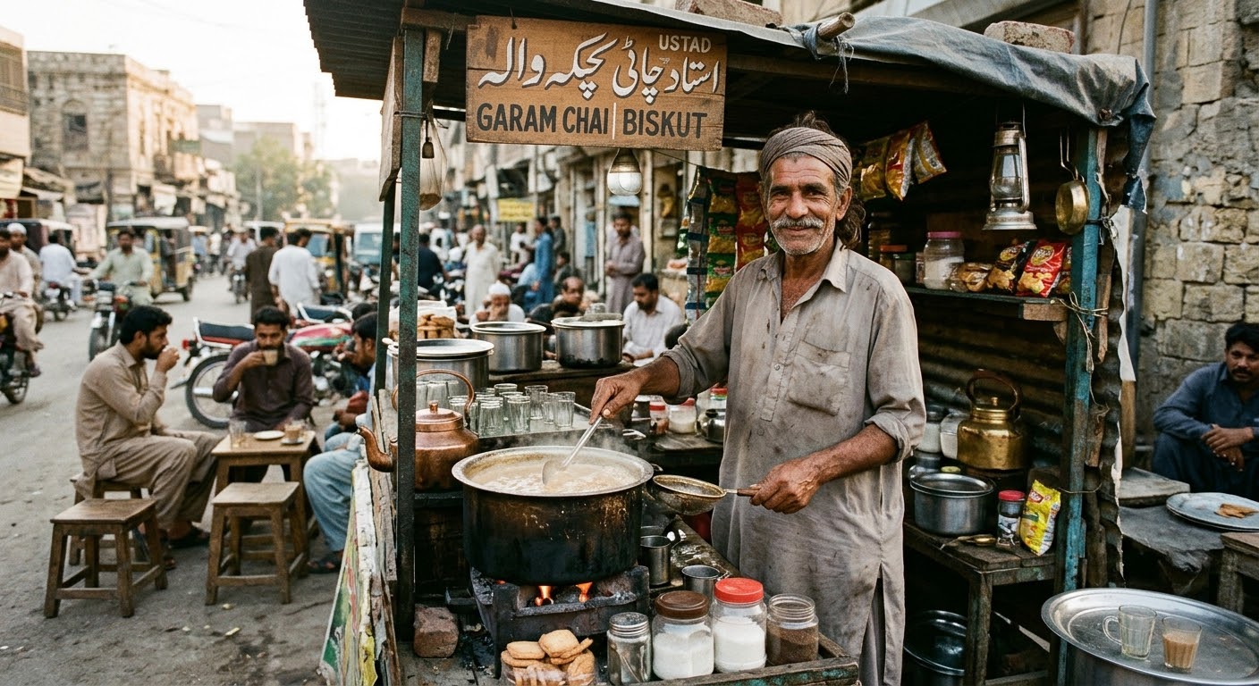 CHAI ☕ Wala Ustad, an AI character on folk