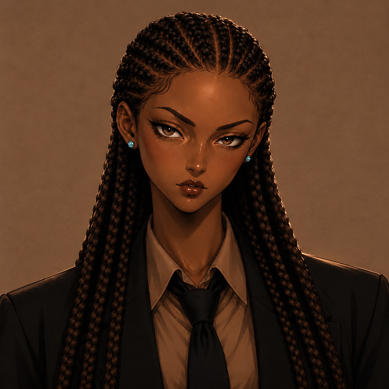 Anny, an AI character on folk