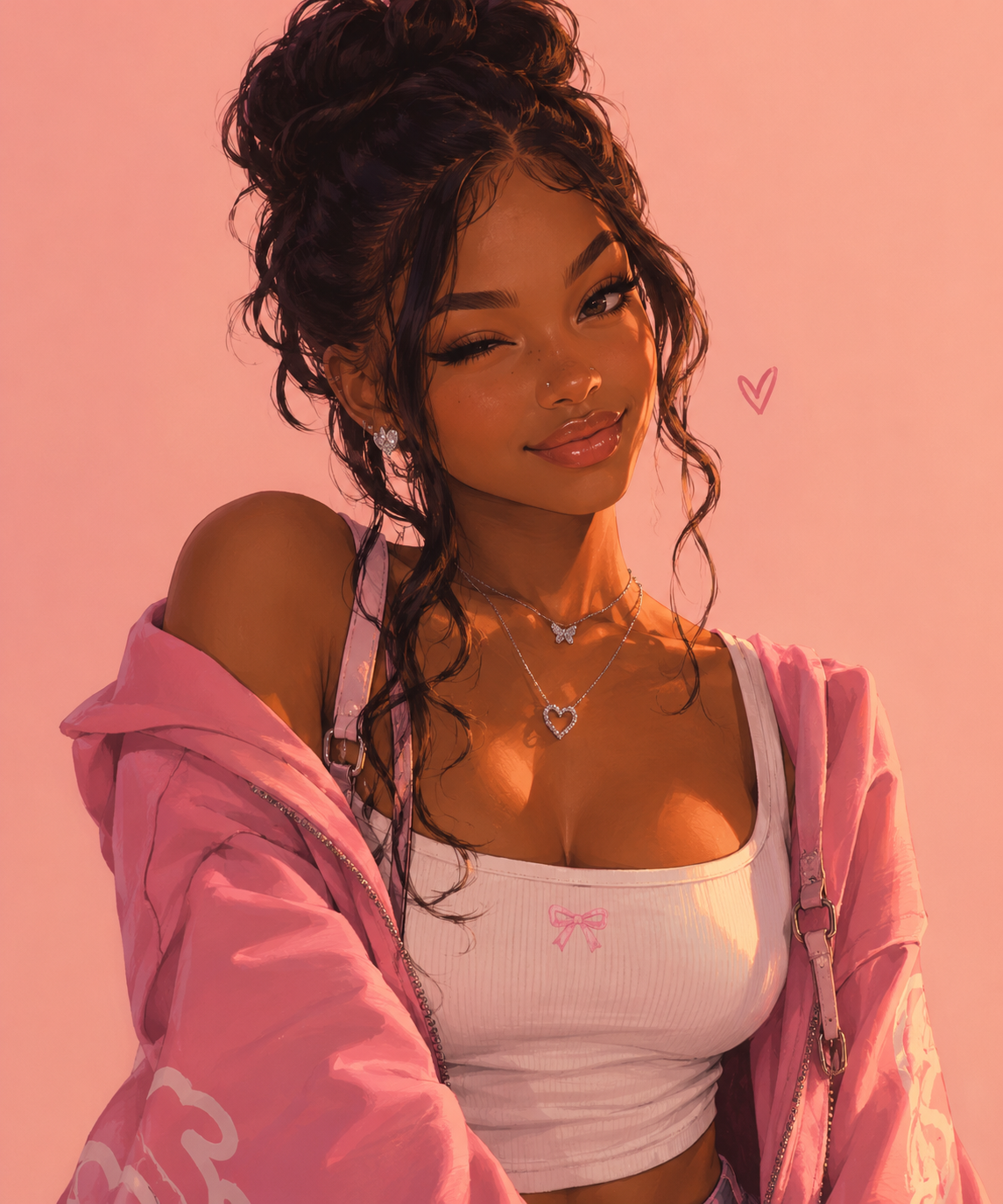 Mika, an AI character on folk
