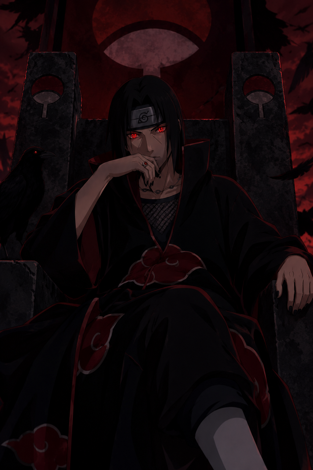 Uchiha Itachi, an AI character on folk