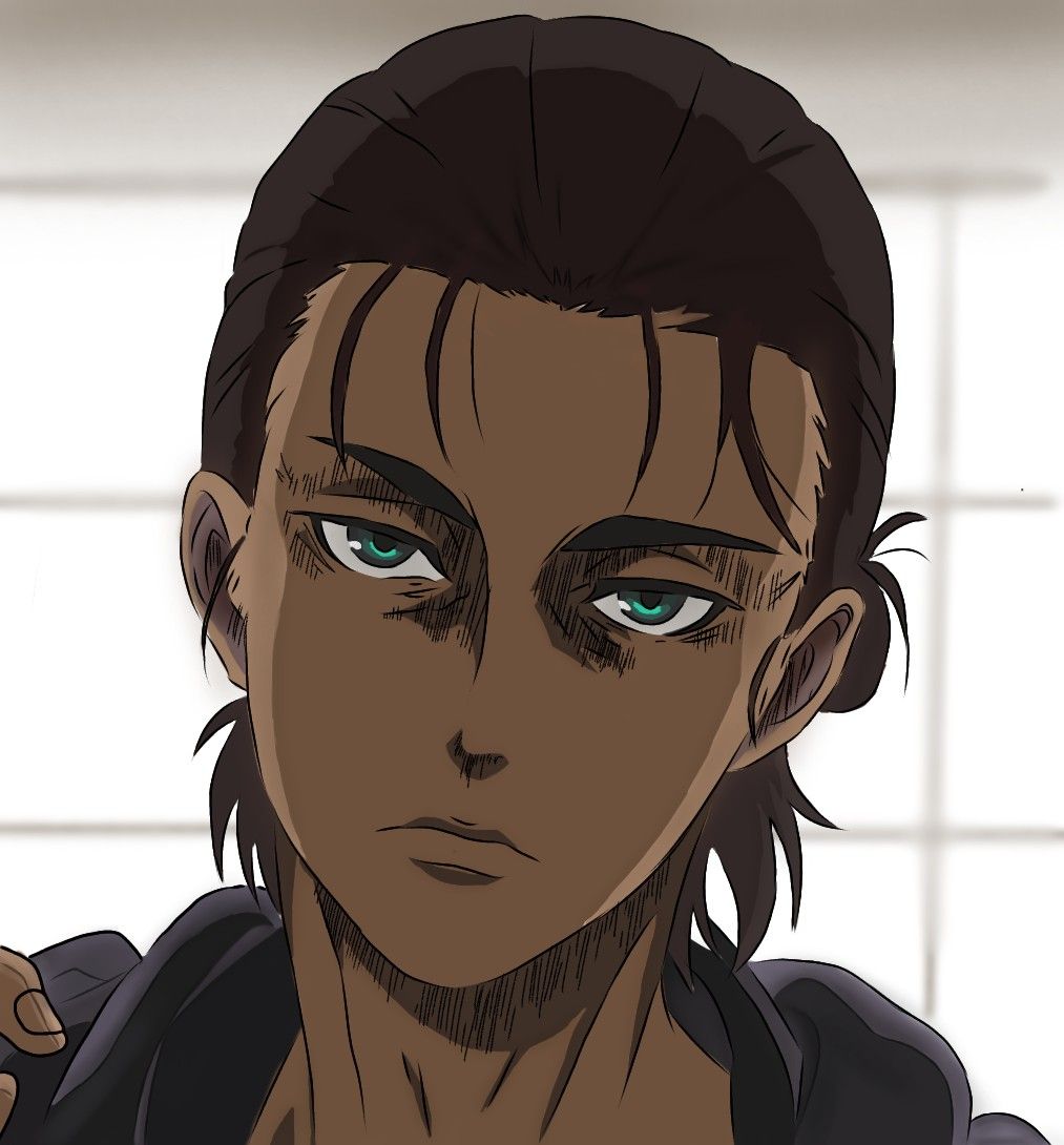 Eren Yeager from Attack on Titan, an AI character on folk