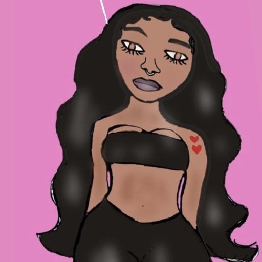 Alexis, an AI character on folk