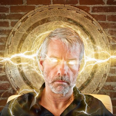 Saylor from Strategy executive chairman, an AI character on folk