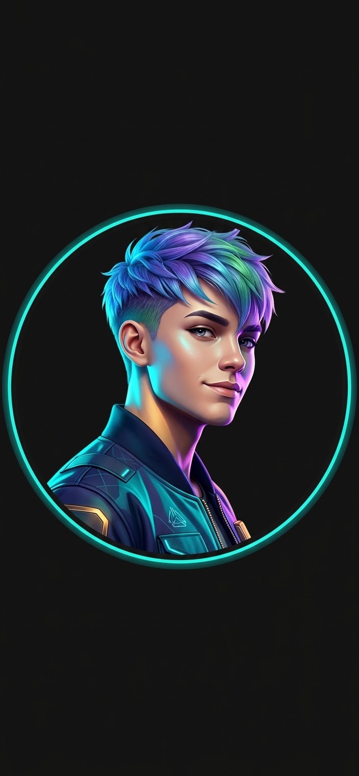 Hendrix, an AI character on folk