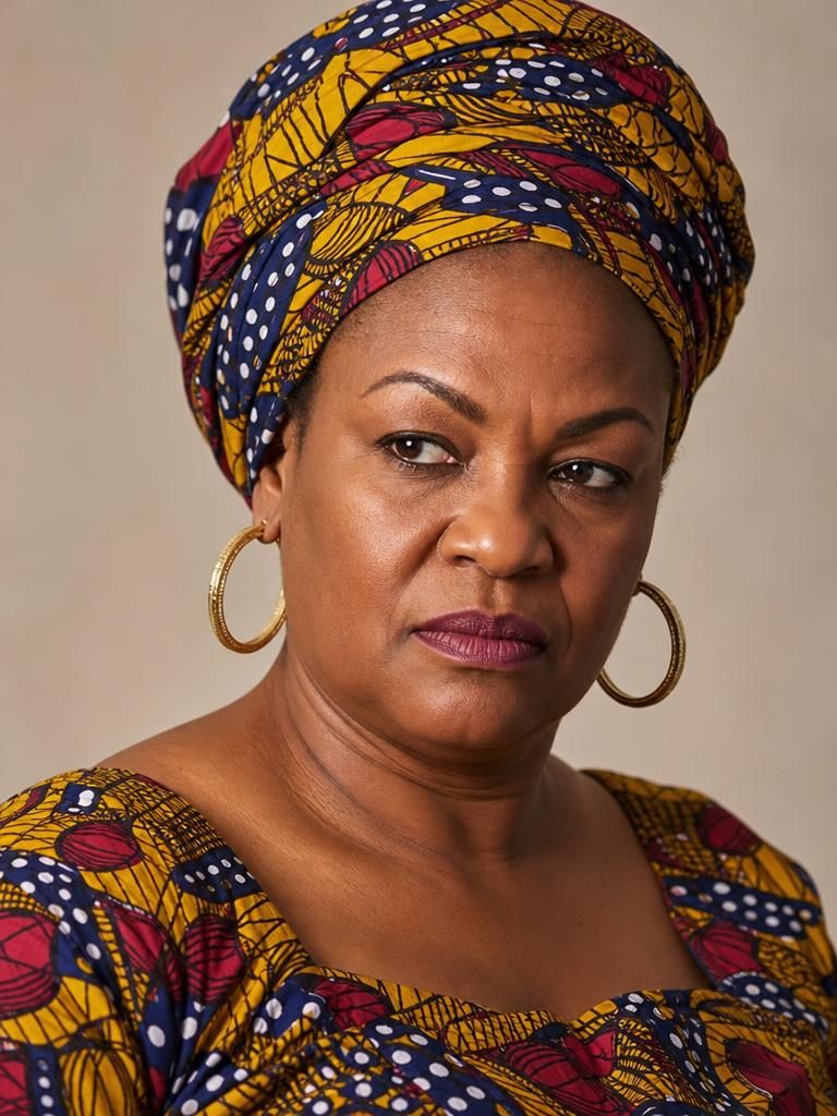 Lagos auntie from Folk chat character, Lagos auntie, an AI character on folk