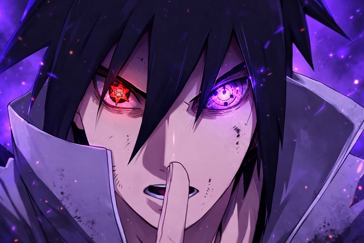 Sasuke from Naruto, an AI character on folk