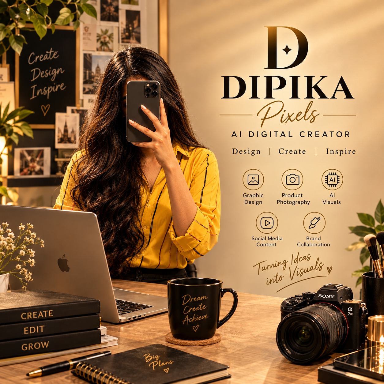 Hi, My name is Dipika., an AI character on folk