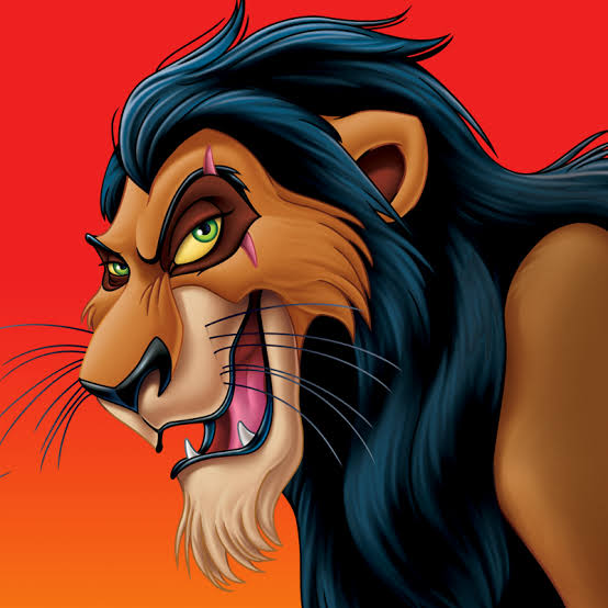 Scar from The Lion King, an AI character on folk