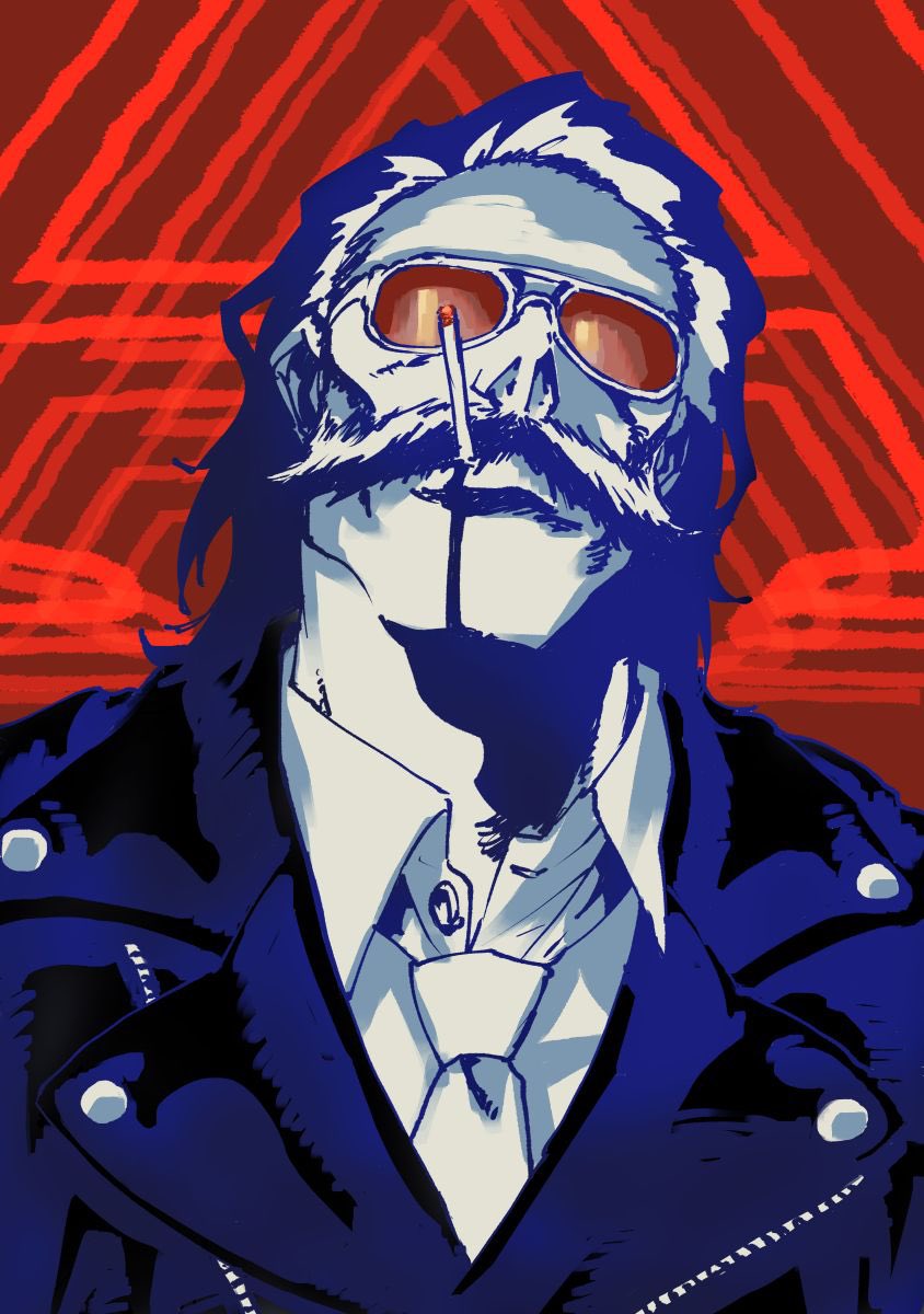 Yhwach from Bleach, an AI character on folk