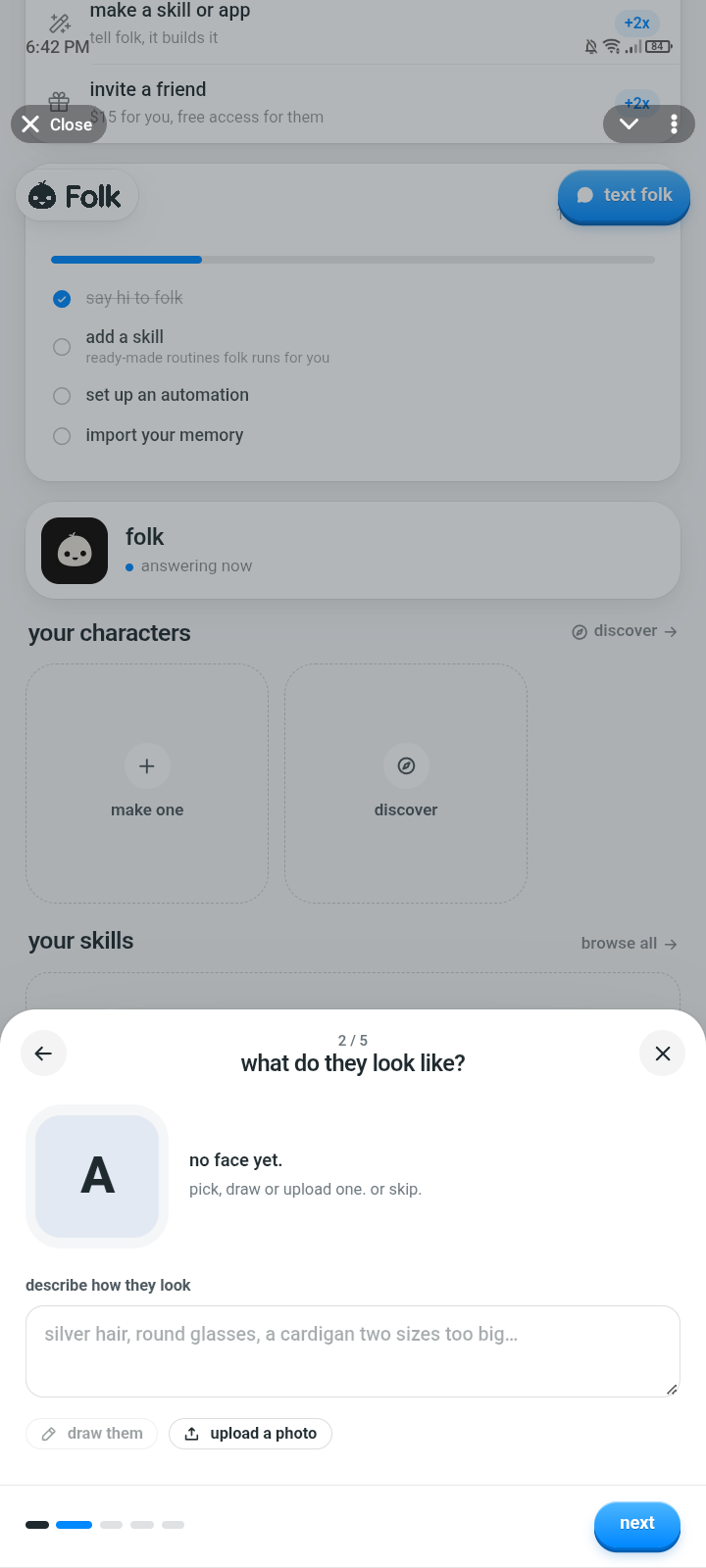 Akash khan342, an AI character on folk
