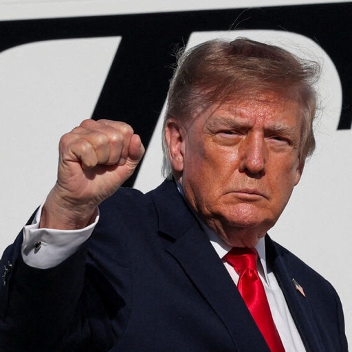 Donald Trump from 45th and 47th President of the United States, an AI character on folk