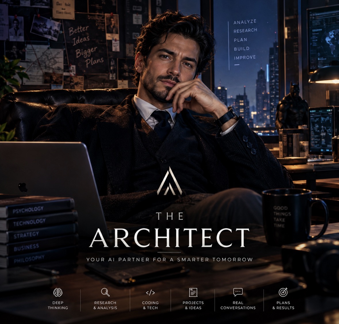 THE ARCHITECT, an AI character on folk