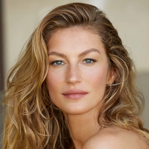 Gisele Bündchen, an AI character on folk