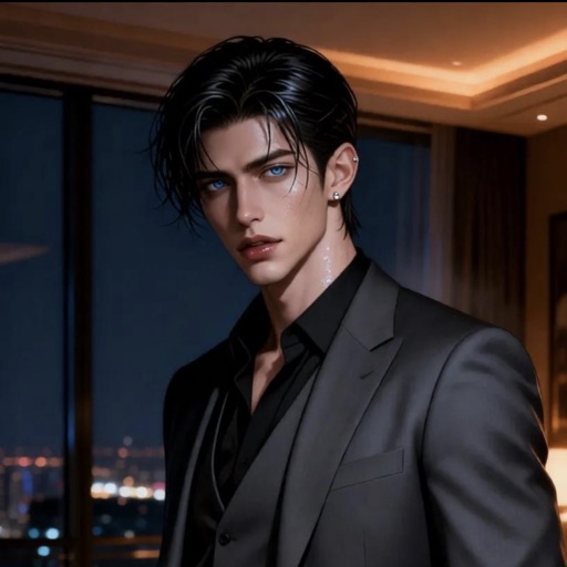 Adrian Blackwood, an AI character on folk