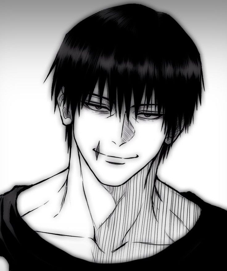Toji Fushiguro from Jujutsu Kaisen, an AI character on folk