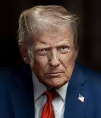 Donald Trump from 45th and 47th President of the United States, an AI character on folk