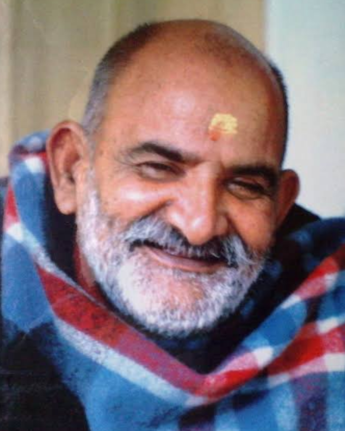 Neeb karori Neem Karoli Baba from Hindu spiritual guru, India, an AI character on folk