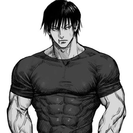 Toji Fushiguro from Jujutsu Kaisen, an AI character on folk