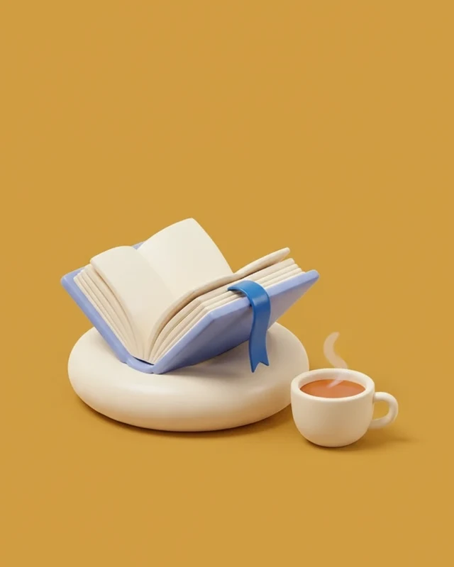 a reading spot that waits for you