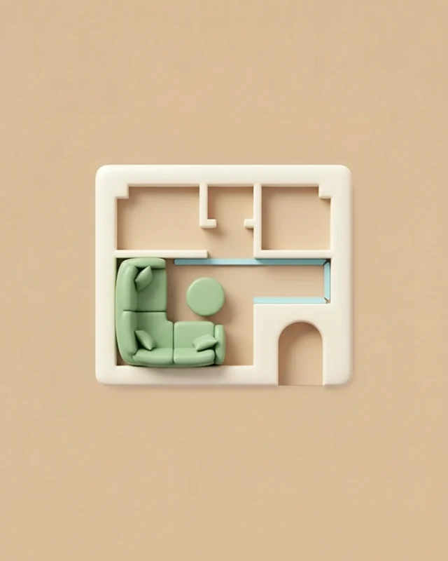 see clearance before you move a sofa