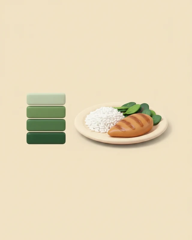 see calories and protein fast