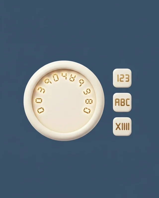 numbers in three forms